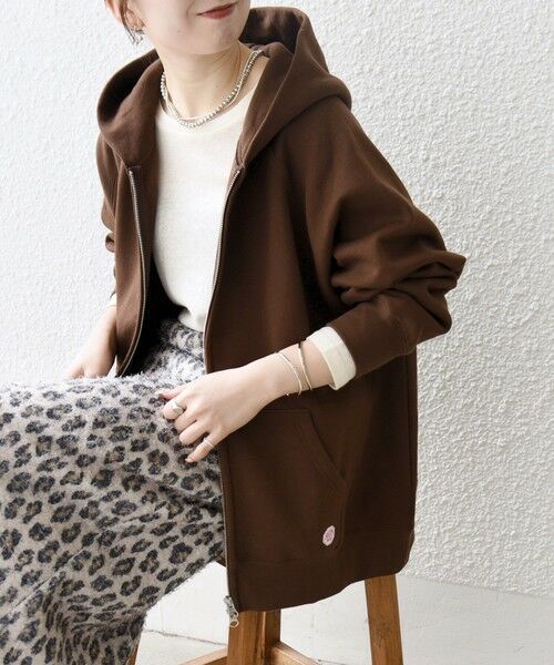 【美品】Lyle & Scott フード付きダブルジップパーカー　水色 美品】Lyle & Scott フード付きダブルジップパーカー 水色