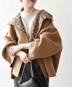 SHIPS / シップス その他アウター | 《一部追加予約》【WEB限定】SHIPS any: リバー スタンドカラー ポンチョ ショート コート