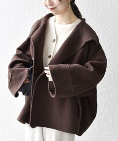 SHIPS / シップス その他アウター | 《一部追加予約》【WEB限定】SHIPS any: リバー スタンドカラー ポンチョ ショート コート