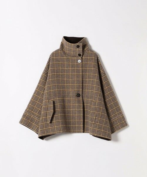 SHIPS / シップス その他アウター | 《一部追加予約》【WEB限定】SHIPS any: リバー スタンドカラー ポンチョ ショート コート | 詳細11