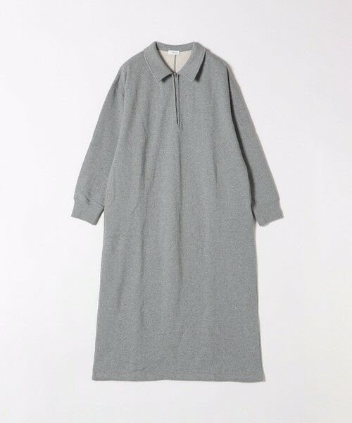 SHIPS / シップス ロング・マキシ丈ワンピース | SHIPS any:〈洗濯機可能〉USA コットン 裏起毛 ハーフジップ ワンピース | 詳細27