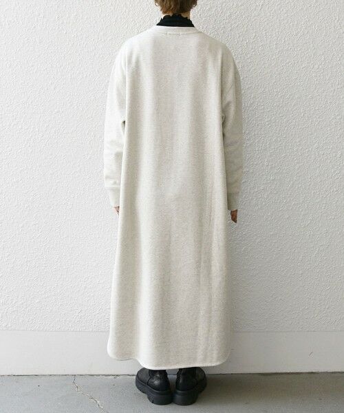 SHIPS / シップス ロング・マキシ丈ワンピース | 【WEB限定】SHIPS any: USA コットン 裏起毛 ポケット スウェット ワンピース | 詳細12