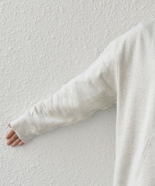 SHIPS / シップス ロング・マキシ丈ワンピース | 【WEB限定】SHIPS any: USA コットン 裏起毛 ポケット スウェット ワンピース | 詳細13