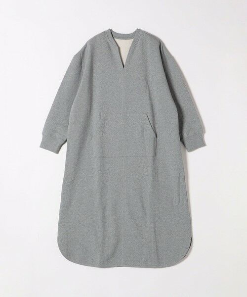 SHIPS / シップス ロング・マキシ丈ワンピース | 【WEB限定】SHIPS any: USA コットン 裏起毛 ポケット スウェット ワンピース | 詳細22