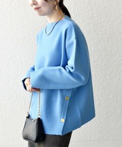 SHIPS / シップス ニット・セーター | 《一部追加予約》SHIPS any:〈手洗い可能〉ミラノリブ スタンドカラー ニット プルオーバー