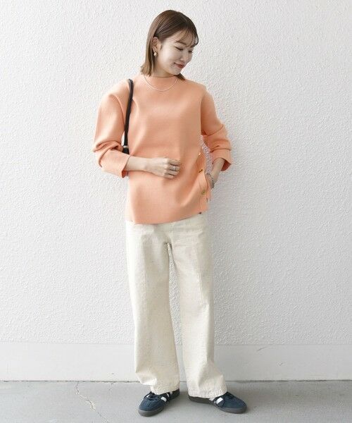 SHIPS / シップス ニット・セーター | 《一部追加予約》SHIPS any:〈手洗い可能〉ミラノリブ スタンドカラー ニット プルオーバー | 詳細17