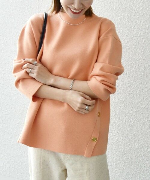 SHIPS / シップス ニット・セーター | 《一部追加予約》SHIPS any:〈手洗い可能〉ミラノリブ スタンドカラー ニット プルオーバー | 詳細19