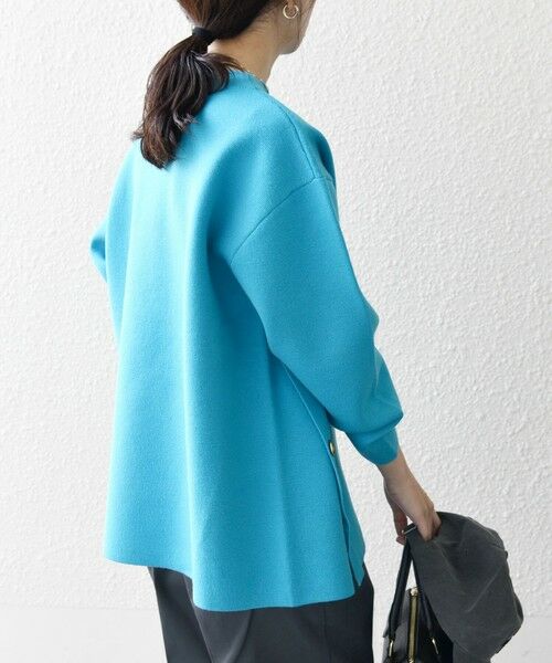 SHIPS / シップス ニット・セーター | 《一部追加予約》SHIPS any:〈手洗い可能〉ミラノリブ スタンドカラー ニット プルオーバー | 詳細29