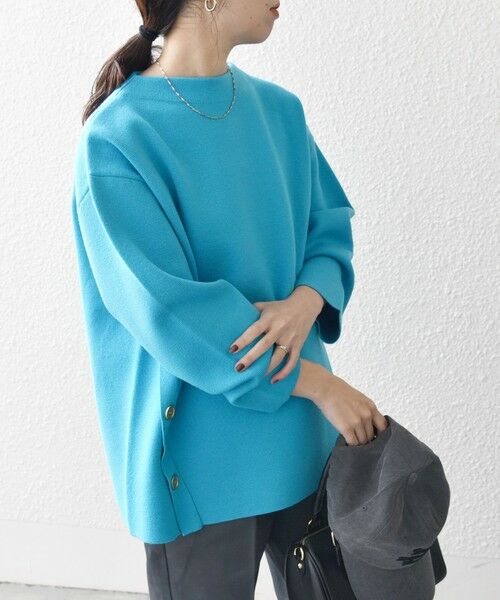 SHIPS / シップス ニット・セーター | 《一部追加予約》SHIPS any:〈手洗い可能〉ミラノリブ スタンドカラー ニット プルオーバー | 詳細30