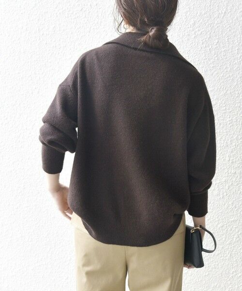 SHIPS / シップス ニット・セーター | 【WEB限定】SHIPS any: 〈手洗い可能〉AQUA カシミヤ ミックス スキッパー カラー プルオーバー | 詳細15