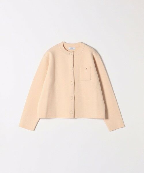 SHIPS / シップス カーディガン・ボレロ | 《一部追加予約》SHIPS any: ミラノリブ ノーカラー ニット ジャケット カーディガン | 詳細8