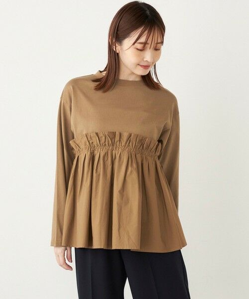 SHIPS for women / シップスウィメン Tシャツ | SHIPS Colors:〈手洗い可能〉フハクドッキング ロングスリーブ TEE | 詳細27