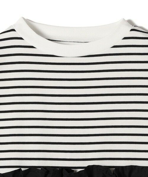 SHIPS for women / シップスウィメン Tシャツ | SHIPS Colors:〈手洗い可能〉フハクドッキング ロングスリーブ TEE ボーダー | 詳細3