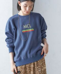 【SHIPS別注】MCL:〈洗濯機可能〉エンブロイダリー スウェット