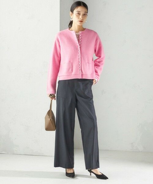 SHIPS / シップス カーディガン・ボレロ | 〈手洗い可能〉パール モチーフ ボタン ジャッカル カーディガン | 詳細28