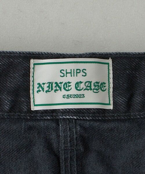 SHIPS for women / シップスウィメン デニムパンツ | SHIPS NINE CASE:ナロー デニム（ブラック） | 詳細9