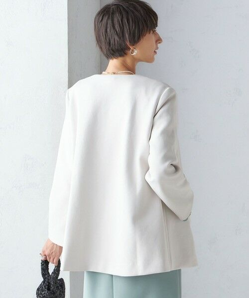 SHIPS / シップス その他アウター | 【SHIPS別注】kaene:パール モチーフ ショート コート（セレモニー対応可） | 詳細11