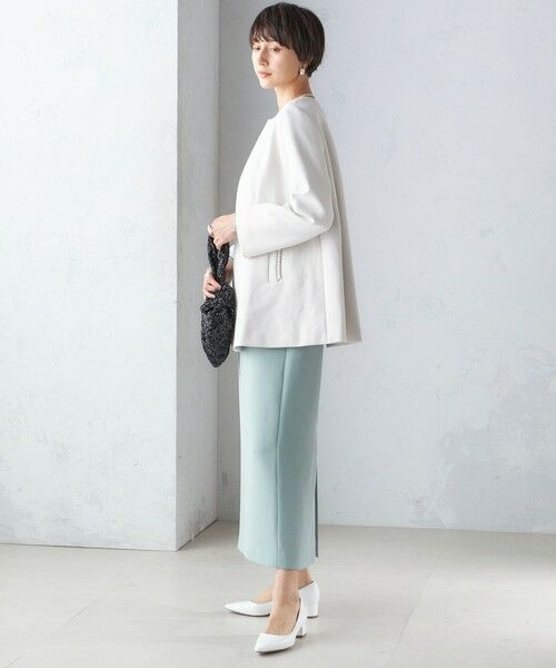 SHIPS / シップス その他アウター | 【SHIPS別注】kaene:パール モチーフ ショート コート（セレモニー対応可） | 詳細4