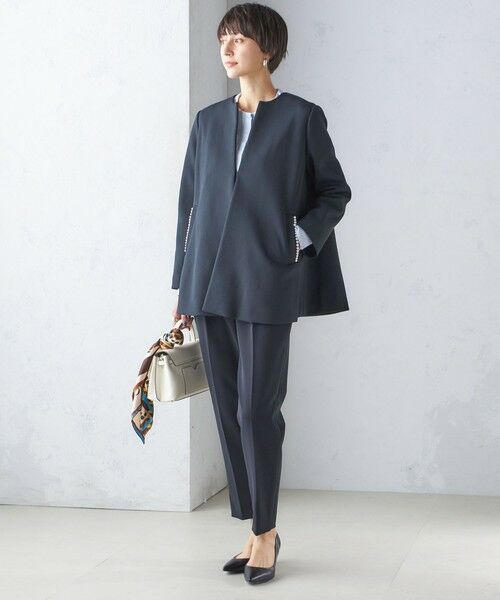 SHIPS / シップス その他アウター | 【SHIPS別注】kaene:パール モチーフ ショート コート（セレモニー対応可） | 詳細18