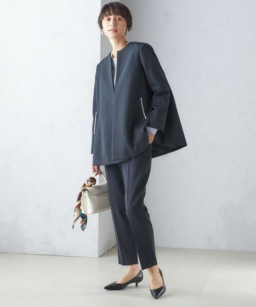 SHIPS / シップス その他アウター | 【SHIPS別注】kaene:パール モチーフ ショート コート（セレモニー対応可） | 詳細20