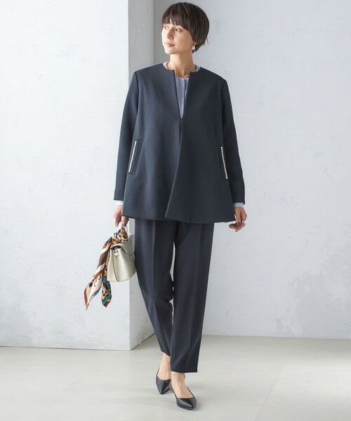 SHIPS / シップス その他アウター | 【SHIPS別注】kaene:パール モチーフ ショート コート（セレモニー対応可） | 詳細23