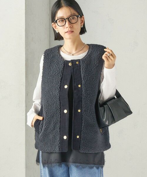 SHIPS / シップス ベスト | 《一部予約》【一部SHIPS別注】Barbour: DULSIE LINER | 詳細5