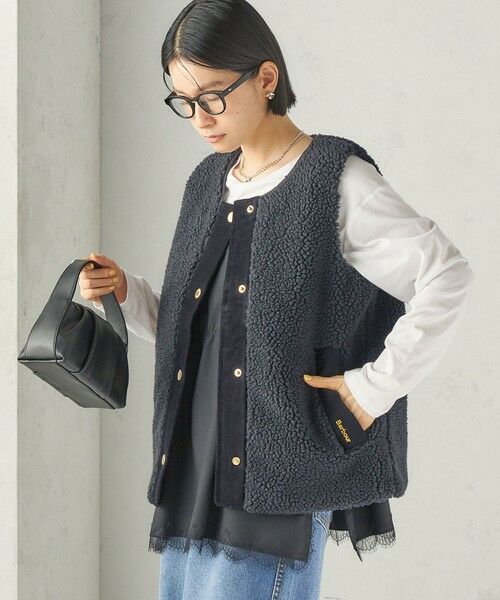 SHIPS / シップス ベスト | 《一部予約》【一部SHIPS別注】Barbour: DULSIE LINER | 詳細6