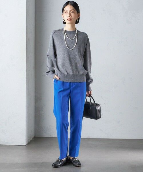 SHIPS for women / シップスウィメン ニット・セーター | SHIPS Primary Navy Label:〈手洗い可能〉VICTORIA ラメ クルーネック | 詳細9