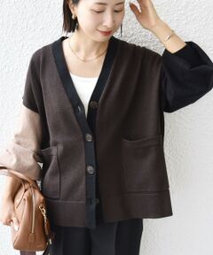 SHIPS / シップス カーディガン・ボレロ | 【WEB限定】〈手洗い可能〉配色 ポケット カーディガン