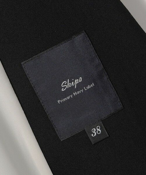 SHIPS for women / シップスウィメン ノーカラージャケット | SHIPS Primary Navy Label: セミ フォーマル 梳毛 カラーレス ジャケット（セットアップ対応） | 詳細7