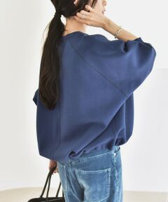 SHIPS / シップス スウェット | 《一部追加予約》quaranciel:〈洗濯機可能〉ポンチ ドロスト ルーズ プルオーバー