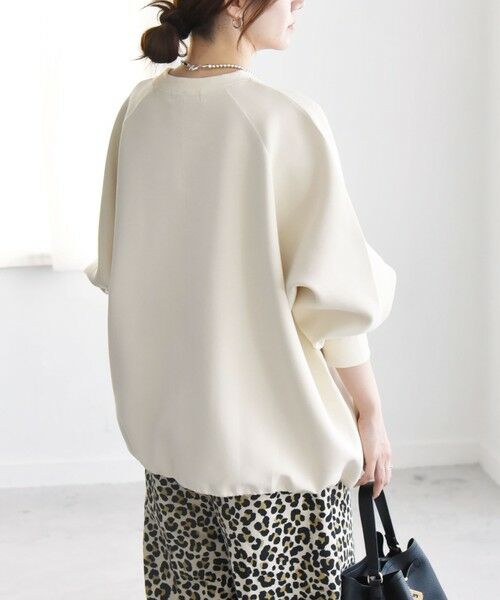 SHIPS / シップス スウェット | 《一部追加予約》quaranciel:〈洗濯機可能〉ポンチ ドロスト ルーズ プルオーバー | 詳細10