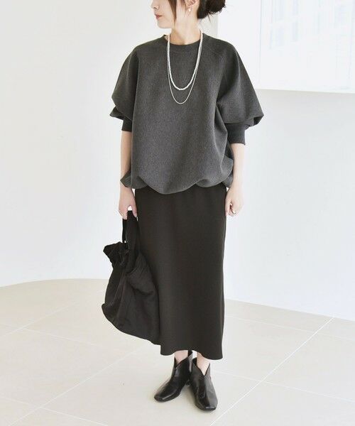 SHIPS / シップス スウェット | 《一部追加予約》quaranciel:〈洗濯機可能〉ポンチ ドロスト ルーズ プルオーバー | 詳細24