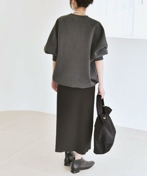 SHIPS / シップス スウェット | 《一部追加予約》quaranciel:〈洗濯機可能〉ポンチ ドロスト ルーズ プルオーバー | 詳細25