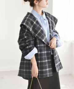 《予約》quaranciel: リバー ケープ コート 24FW