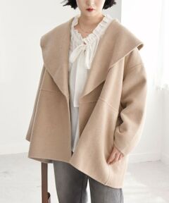 《予約》quaranciel: リバー ケープ コート 24FW