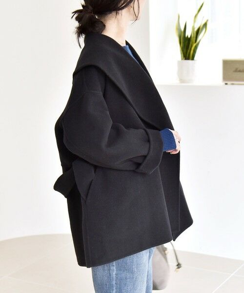 SHIPS / シップス その他アウター | quaranciel: リバー ケープ ショート コート 25AW | 詳細30