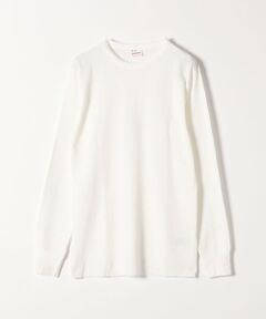 Healthknit:〈洗濯機可能〉クルーネック ロング スリーブ TEE