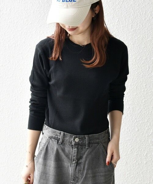 SHIPS for women / シップスウィメン Tシャツ | Healthknit:〈洗濯機可能〉クルーネック ロング スリーブ TEE | 詳細12