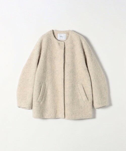 SHIPS / シップス その他アウター | 《一部追加予約》SHIPS any: シャギー ノーカラー コクーン コート | 詳細12