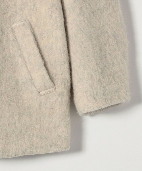 SHIPS / シップス その他アウター | 《一部追加予約》SHIPS any: シャギー ノーカラー コクーン コート | 詳細15