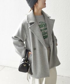 SHIPS / シップス その他アウター | 【WEB限定】SHIPS any: ウール コクーン テーラード ショート コート 25AW