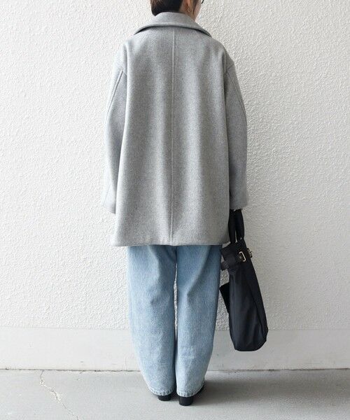 SHIPS / シップス その他アウター | 【WEB限定】SHIPS any: ウール コクーン テーラード ショート コート 25AW | 詳細10