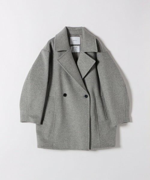 SHIPS / シップス その他アウター | 【WEB限定】SHIPS any: ウール コクーン テーラード ショート コート 25AW | 詳細13