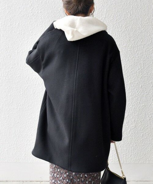 SHIPS / シップス その他アウター | 【WEB限定】SHIPS any: ウール コクーン テーラード ショート コート 25AW | 詳細28