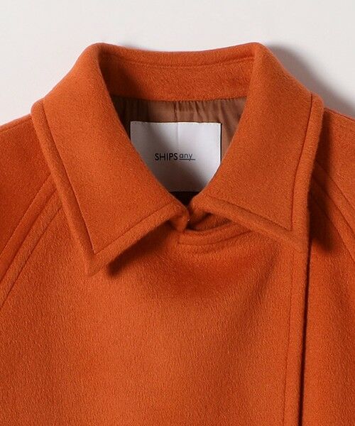 SHIPS / シップス ステンカラーコート | 【WEB限定】SHIPS any: バルマカーン コクーン コート 25AW | 詳細16