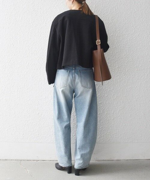 SHIPS / シップス ノーカラージャケット | SHIPS any: エア ニードル ポケット コンパクト ノーカラー ジャケット | 詳細2