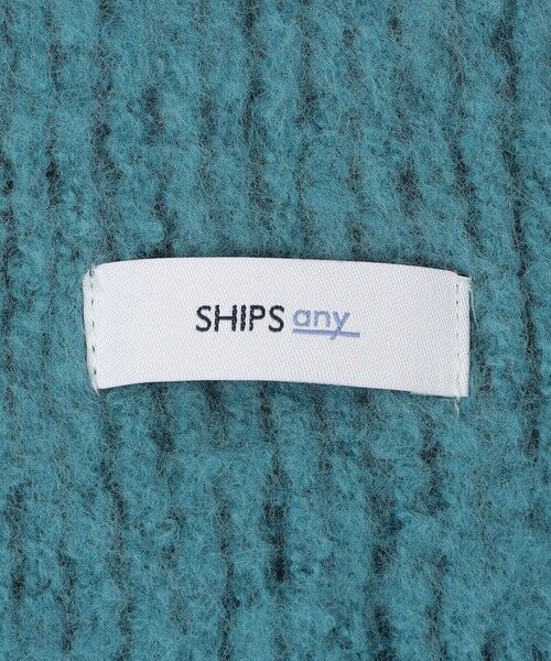 SHIPS for women / シップスウィメン マフラー・ショール・スヌード・ストール | SHIPS any:〈手洗い可能〉リブ ニット フリンジ マフラー | 詳細3