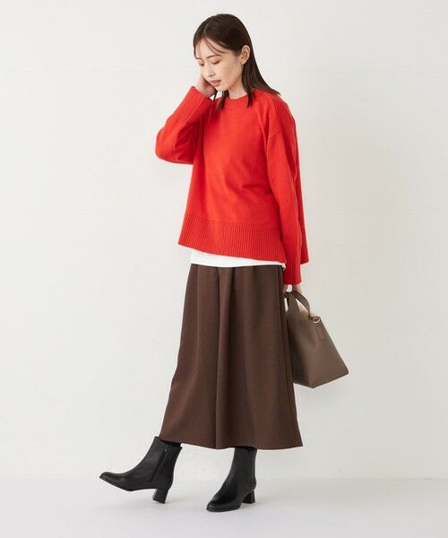 SHIPS for women / シップスウィメン ショート・ハーフ・半端丈パンツ | SHIPS Colors:〈洗濯機可能〉 ウーリッシュ ガウチョ パンツ | 詳細26