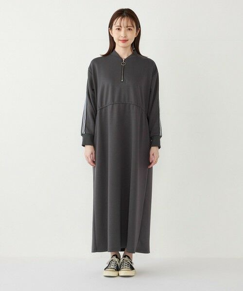 SHIPS for women / シップスウィメン ロング・マキシ丈ワンピース | SHIPS Colors:〈手洗い可能〉リンク トラック ワンピース | 詳細11